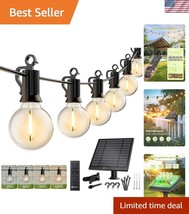 Elegant 58FT Solar String Lights - Remote Controlled Outdoor Ambiance En... - $51.50