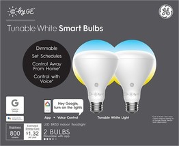GE Cync 65 Watt White Smart LED Light Bulbs - 2 Pack (Open Box) - $25.24 CAD