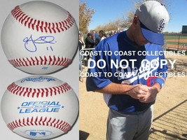 AJ Ellis Los Angeles Dodgers LA signed autographed baseball COA exact proof - £50.59 GBP