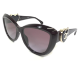 CHANEL Sunglasses 5517-A c.1461/S1 Oversized Polished Purple Mirror Hear... - $841.28