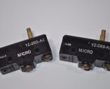 Lot of 2 Micro Switch Honeywell Limit Push Button Snap Switches Part# YZ... - $15.10