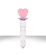 Crystal heart of glass pink - $1,720.31 MXN