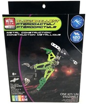 New Metal Tech Pterodactyl Metal Construction Glow Toy Kit 120 Pcs Bonus... - $15.83