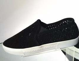 NEW JOIE Huxley Laser-Cut Slip-On Sneaker, Black (Size 39) - MSRP $225.00! - $89.95