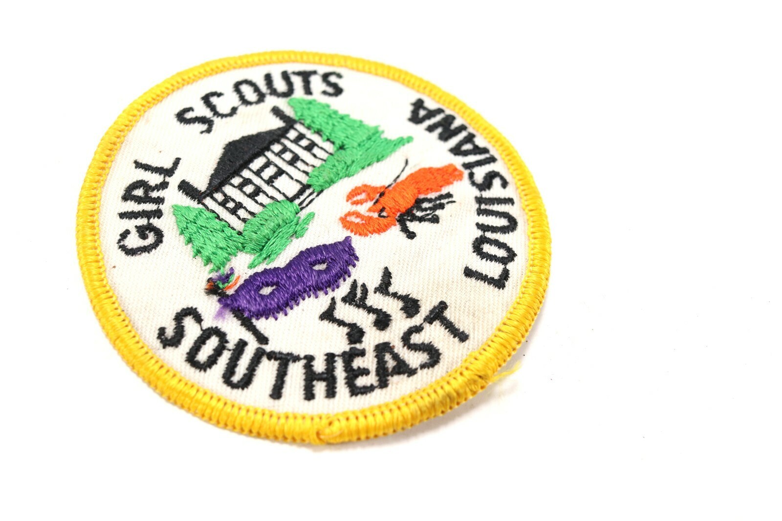 Vintage Girl Scouts Southeast Louisiana Mardi Boy Scout of America Camp Patch Item image 2