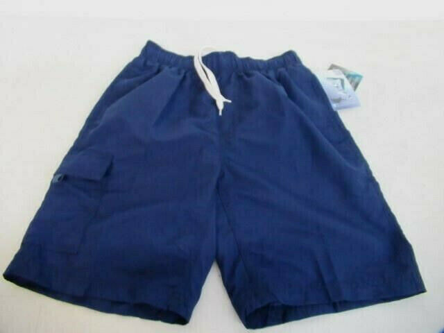 Kanu Surf Men&#39;s Small Havana Lined Swim Trunks  Solid Blue  NWT - $7.92