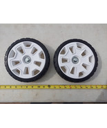 23EE04 GREENWORKS PRO 80V 22&quot; SNOWBLOWER PARTS: PAIR OF WHEELS, VERY GOO... - £10.98 GBP