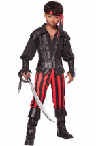 Briny Buccaneer Pirate Swashbuckler Child Halloween Costume Size Large 10-12 - £19.68 GBP