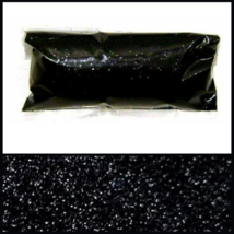 Black Glitter, Fine .015&quot;, Intense Black, Solvent Resistant Poly, Epoxy Safe - £0.94 GBP+