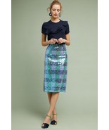 Anthropologie Sequined Palette Midi Skirt by Maeve Sz 2- NWT - £74.26 GBP