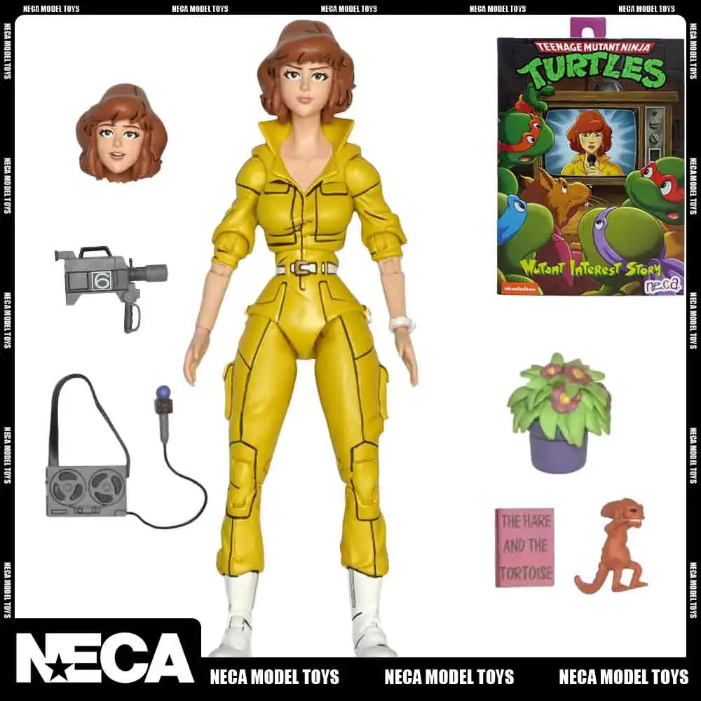 Original NECA 54233 Teenage Mutant Ninja Turtles April O&#39;Neil 7 Inch Action - £72.89 GBP+