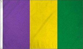 Mardi Gras Flag - 3x5 Ft - £16.06 GBP