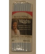 Wrights Maxi Piping Blue 2.5 yards 1/2 inch Wide for Edging or Seam Accents - $4.99