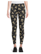 No Boundaries Juniors Ankle Leggings, Black Skull Size L 11-13 - £19.76 GBP