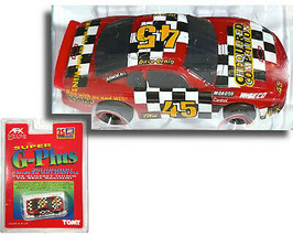 V. RARE 1994 TOMY Super G+ AFX CHEQUERED COMPETITION MonteCarlo SS SLOT ... - £131.09 GBP