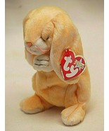 Ty Beanie Baby Grace Praying Bunny Rabbit Beanbag Plush Toy Swing &amp; Tush... - £13.19 GBP