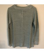 &quot;APT 9&quot; Women&#39;s Pullover Size M Mint Green long Sleeve boat neck...  - $25.57 CAD