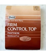 Osco Firm Control Top Pantyhose Reinforced Toe Sewn-on Panty - Beige Siz... - $179.92 MXN