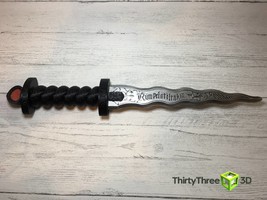 The Dark One Dagger, Rumpelstiltskin, 3D Printed, Unofficial - £66.34 GBP