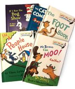 Dr. Seuss Lot of 5 Hardcover Books The Cat Comes Back, Dog Show, Foot Book - $13.95
