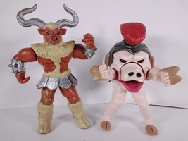 Power Rangers Bandai Figures: Evil Space Aliens Minotaur, Pudgy Pig, Red Ranger - £7.62 GBP