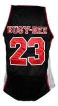 Busy-Bee #23 Sunset Park Movie Basketball Jersey New Sewn Black Any Size image 2