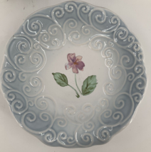 Pfaltzgraff &quot;Vienna Floral&quot; 6 in Spoon Rest Holder Floral Blue Pink Scal... - £11.64 GBP