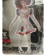 Adult VooDoo Doll Costume Large 10-12 Dress Collar Tights Black Magic Ba... - $507.58 MXN