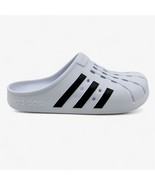 Adidas Adilette Clog White Black Mens Sandal Slide - $65.71 CAD