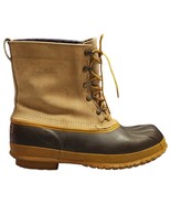L.L. Bean Maine Waterproof Hunting Rain Duck Boots Mens 12 Brown Yellow ... - $929.06 MXN