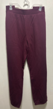 Women&#39;s Athletic Works Fleece Cinched Leg Relaxed Sweat Pants Purple 2XL... - $6.87