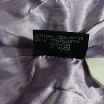 Wilson's Leather Pelle Studio RN#69426 Black Men's Jacket Full Zip Size Large image 4