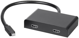 Dual Mini DisplayPort to HDMI MST Hub for Multi-Device Connectivity - $1,425.63 MXN