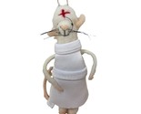 Silver Tree Surgical Nurse Felted Dressed Mouse Ornament NWT  - $10.34