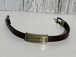 Christian Leather and Cross Braclett 8.75 inches long - $14.54