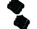 Reebok Boys 6-Pack Pro-Series No Show Socks, Black Size 6 - 10.5 - $15.83