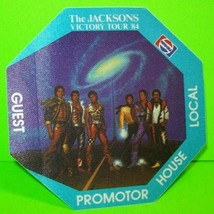 The Jacksons Victory Tour Backstage Pass 1984 Original Cloth Michael Pop Soul - £15.57 GBP