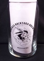 Bad Ass Backyard Brewing can style beer glass - $9.26