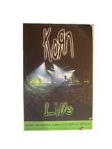 Korn Poster 2 Sided Live Untouchables Promo - $17.99