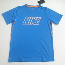 Nike Boys Legacy Short Sleeve Shirt - 833712 - Blue 406 - Size L - NWT - £13.46 GBP