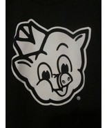 NWT PIGGLY WIGGLY &quot;I&#39;M BIG ON THE PIG&quot; Navy LONG Sleeve Tee Size YOUTH S - £9.60 GBP