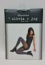 1x Olivia + Joy New York Women&#39;s Pantyhose All in One/over the knee Blac... - $13.55