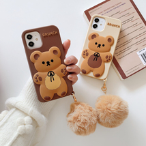 Cartoon Bear iPhone 12 Case - £15.17 GBP