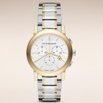 Burberry BU9751 The City Two Tone Chronograph 38mm - 2 Years Warranty - £256.36 GBP