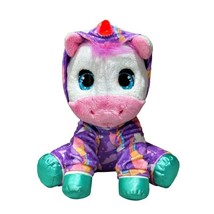FurReal Unicorn Interactive Plush Sweet Jammiecorn Light-Up Toy 30+ Sounds VIDEO - £8.32 GBP