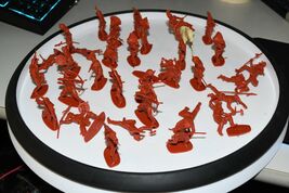 marx indian native american lot 32 various vintage Figures rare #14 - $49.50