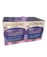 2 Jars, ￼L&#39;Oreal Collagen Moisture Filler Day and Night Cream - $29.58