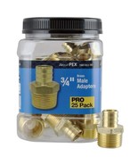 Apollo 3/4 in. Brass PEX-B Barb x Male Pipe Thread Adapter Pro Pack (25-... - £53.59 GBP