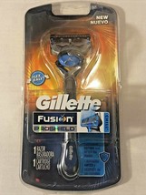 Gillette Fusion Proshield Chill Razor With Flex Ball Handle &amp; 1 Cartridg... - £7.10 GBP