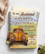 Spiral-bound Notebook To My Husband, Happy Car - I Will Forever Be Yours - £18.53 GBP